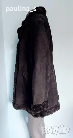 "Steve Madden" / Естествен велур / Дамски кожух / 44 EU , снимка 7 - Палта, манта - 48877475