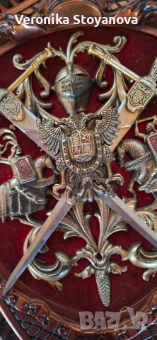 Декоративен герб, снимка 2 - Декорация за дома - 53427258