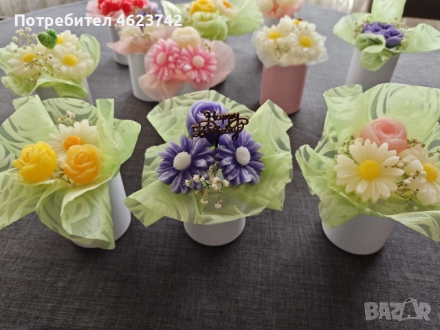 Букетчета, снимка 2 - Изкуствени цветя - 52122740