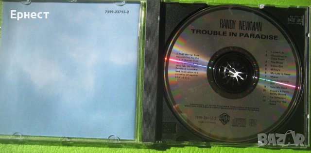 Randy Newman – Trouble In Paradise CD , снимка 3 - CD дискове - 41346747