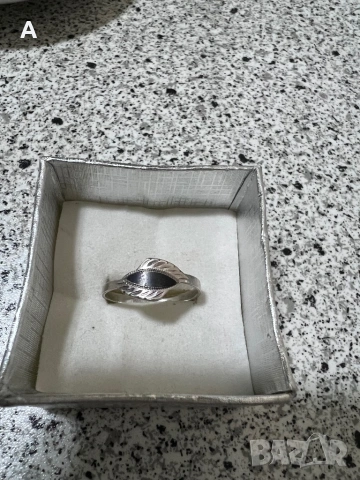 Сребърни пръстени и висулка, снимка 3 - Пръстени - 50109750