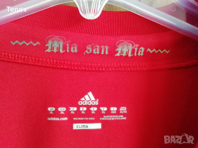 Bayern Munich Adidas оригинална фланелка тениска XL, снимка 5 - Тениски - 36479264