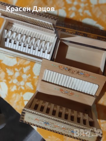 Табакери и дървена кутия , снимка 4 - Антикварни и старинни предмети - 42015732