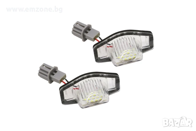 LED Диодни Плафон за Заден Рег. Номер Светлини Хонда HONDA CR-V FR-V HR-V Jazz Stream Accord 