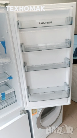 Хладилник с фризер за вграждане LAURUS височина 177 см. ширина 54см. дълбочина 54см., снимка 4 - Хладилници - 53487917