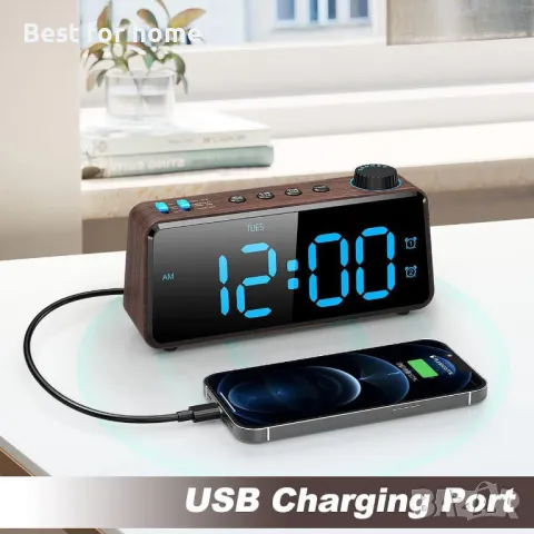 Цифров будилник ANJANK , снимка 2 - Други - 49163287