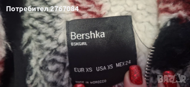 Дамско топло яке Bershka, снимка 2 - Якета - 56334169
