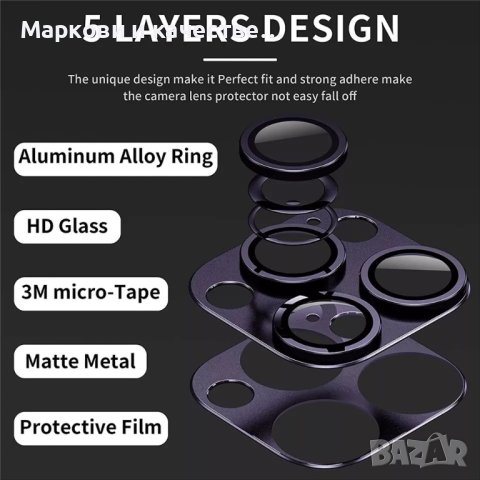 Кейс за камери на iPhone 14 pro max, снимка 6 - Калъфи, кейсове - 41207208