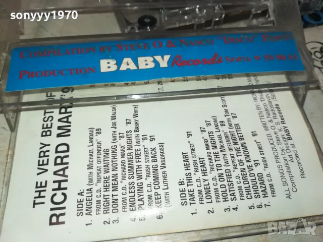 RICHARD MARX-TAPE 1302251627, снимка 8 - Аудио касети - 49115790