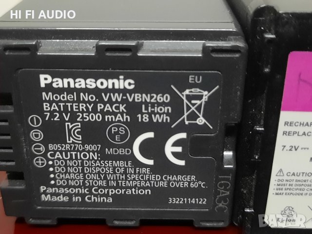 Panasonic WV-VBN260, снимка 4 - Батерии, зарядни - 41579883