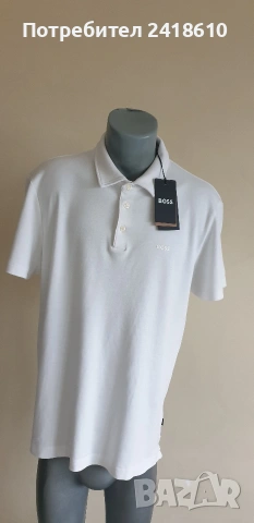 Hugo Boss Palosh 30 Pima Cotton Soft Touch Custom Slim Fit Mens Size XL НОВО! ОРИГИНАЛ! Мъжка Тениск, снимка 8 - Тениски - 53520559