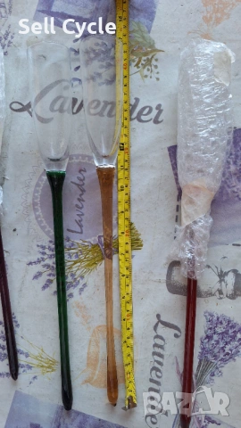 ✅ЦВЕТНИ СТЪКЛЕНИ ЧАШИ❗, снимка 4 - Антикварни и старинни предмети - 53253683