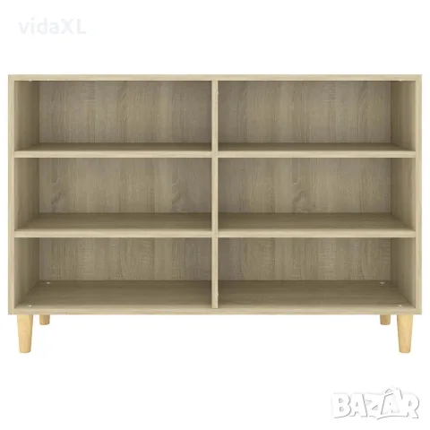 vidaXL Сайдборд, дъб сонома, 103,5x35x70 см, инженерно дърво, снимка 4 - Бюфети - 56147836