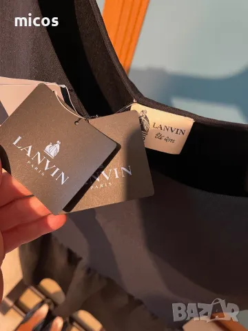 450лв само до 20.12!Lanvin,Маркова рокля ,оригинал Италия, снимка 4 - Рокли - 47953755