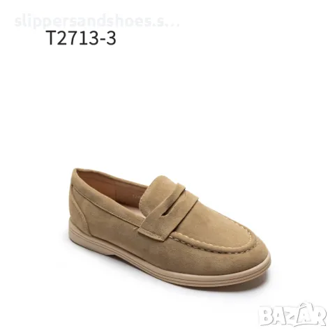 Детски мокасини в черен и бежов цвят, снимка 2 - Детски маратонки - 50167535