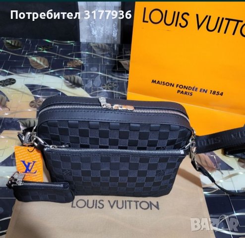 Мъжка чанта Louis Vuitton , снимка 2 - Чанти - 38832483
