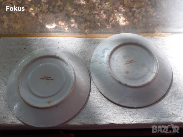 Стар порцелан колекционерски чинии SATSUMA сатцума, снимка 5 - Антикварни и старинни предмети - 53408789