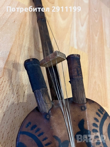 Декоративна етно гъдулка, снимка 3 - Антикварни и старинни предмети - 53848072