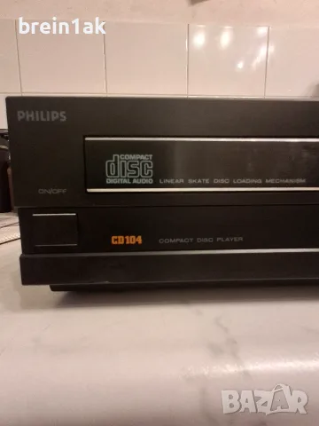 Сд плеер PHILIPS CD-104, снимка 2 - Декове - 56340184