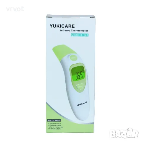 БЕЗКОНТАКТЕН ТЕРМОМЕТЪР YUKICARE IT-121, МОНОХРОМЕН ДИСПЛЕЙ, ПАМЕТ С ДО 20 СЕТА, ЗВУКОВА АЛАРМА, снимка 6 - Други - 49396215