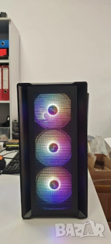 Продавам Гейм РС Ryzen 5 3600X/32Gb/512Gb SSD+1TB HDD/RX 2060 Super/Гаранция, снимка 2 - Геймърски - 52578044