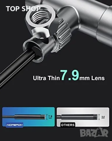 Нова Водоустойчива WiFi ендоскопска камера за инспекция с 8 светодиода, 2.0MP HD, снимка 6 - Друга електроника - 49427494