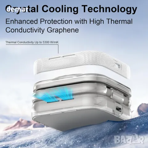 Безжична станция за зареждане AC Island 5 в 1, зарядно устройство Mag-Safe, титаниево сиво, снимка 5 - Безжични зарядни - 48837606