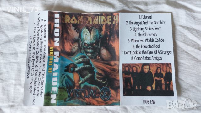 Iron Maiden – Virtual XI, снимка 2 - Аудио касети - 42246470