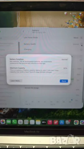 Apple MakBook Air "13 M1 2020, снимка 3 - Лаптопи за работа - 56112466
