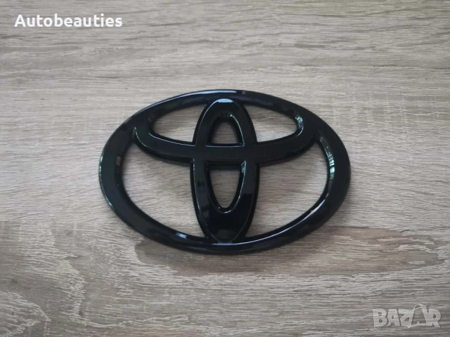 черна емблема за Toyota 15 cm, снимка 2 - Аксесоари и консумативи - 53495022