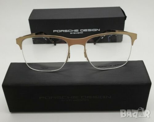 Рамки за мъжки диоптрични очила Porsche Design Titanium -60% в Слънчеви ...