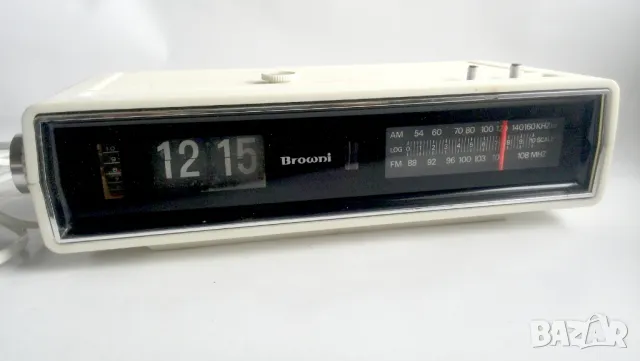 Browni Jet-Clock RD-2520 радио часовник от 1973 г, снимка 1