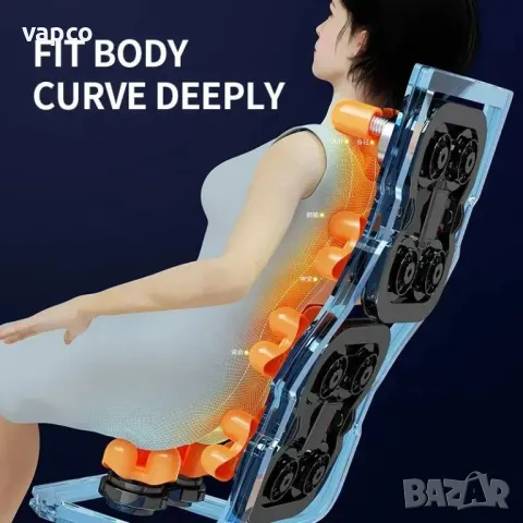 Смарт масажен стол VCT-301, снимка 4 - Дивани и мека мебел - 49478477