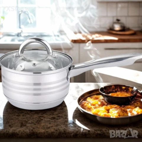 Касерола с капак Bohmann, 14см., неръжд. стомана, снимка 4 - Съдове за готвене - 52507408