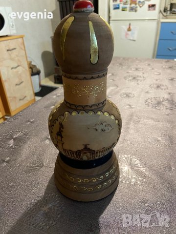 Дървена руска бутилка, снимка 1 - Антикварни и старинни предмети - 35982831