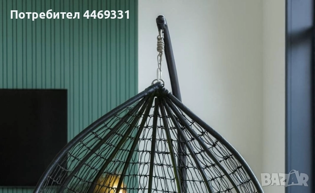 Градинска висяща люлка тип гнездо,яйце–Промоция!, снимка 2 - Градински мебели, декорация  - 52332429