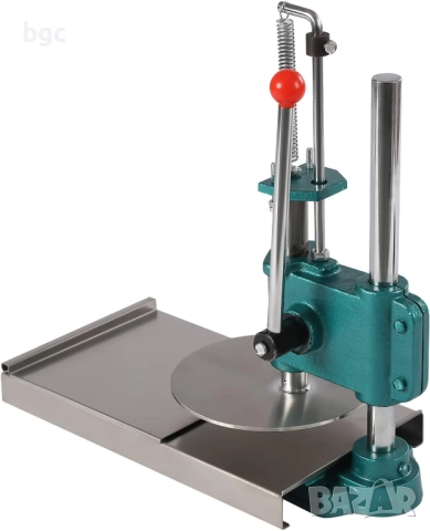 Инокс Ръчна Преса за тесто за пица, 24см, ръчно регулиране на дебелината, снимка 2 - Други инструменти - 51749885