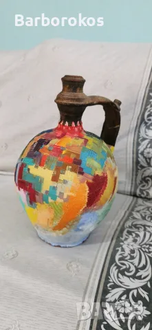 Стара Керамична Стомна , снимка 2 - Декорация за дома - 48717201