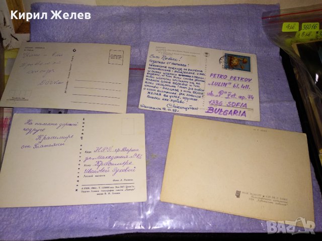 ЛОТ 4 Стари ПОЩЕНСКИ КАРТИЧКИ ФЛОРАЛНА ТЕМАТИКА ЦВЕТЯ ХИСАРЯ ВАРШАВА 36017, снимка 6 - Филателия - 39421544