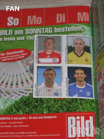 Оригинален стикер албум ПАНИНИ Бундеслига PANINI Bundesliga Fußball 2008/09, снимка 3 - Фен артикули - 35691751