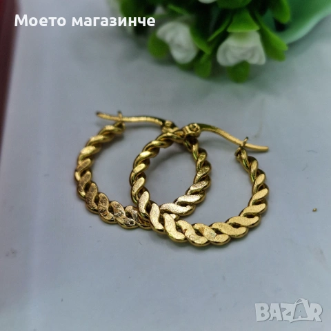 Обеци от медицинска стомана - различни модели, снимка 10 - Обеци - 53110630