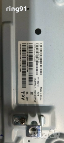 T-Con - 47-6021265 TV Philips 43PUS6554/12, снимка 2 - Части и Платки - 53203068