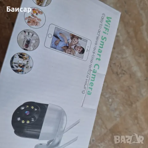 Външна Въртяща WiFi камера с микрофон цветно нощно виждане до 30м, снимка 2 - HD камери - 50041245