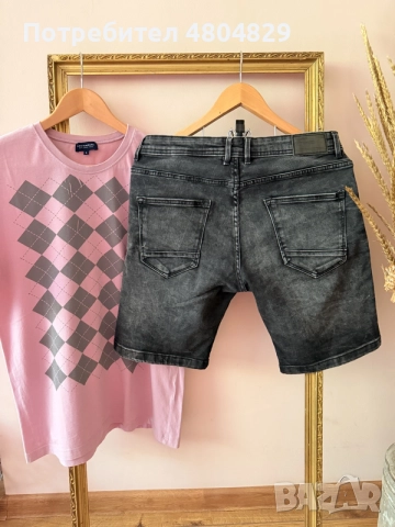 ZARA, PULL & BEAR мъжки дънки и тениски, снимка 8 - Дънки - 55710856