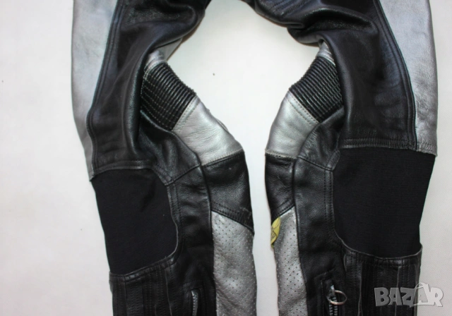 Мъжки кожени мото панталони POLO FLM  размер 56 XL-ХХЛ карбон . , снимка 7 - Панталони - 53420401