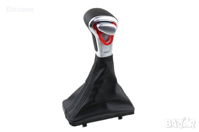 Топка за скоростен лост Автоматик с кожен маншон и рамка за Ауди Audi A3 A4 B8 A5 A6 C6 Q5 Q7, снимка 2 - Аксесоари и консумативи - 40480616