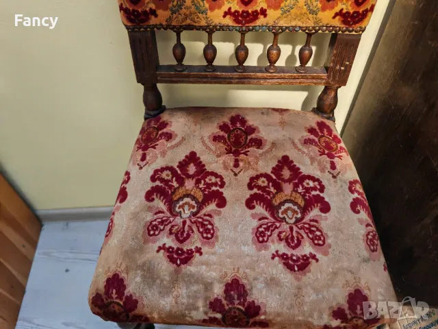 Стар кухненски стол , снимка 3 - Антикварни и старинни предмети - 49226378