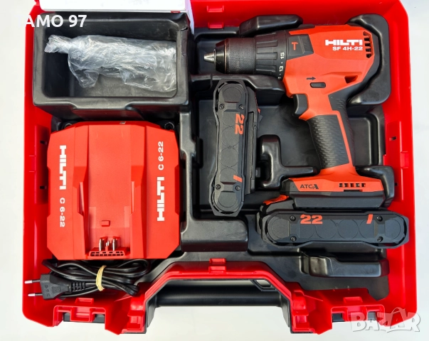 Hilti SF 4H-22 ATC Nuron - Безчетков ударен винтоверт 2x22V 4.0Ah, снимка 2 - Винтоверти - 52656439