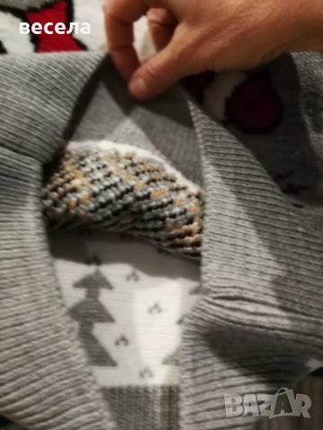 Меки и топли пуловерчета с дядо коледа , снимка 2 - Детски пуловери и жилетки - 38867874