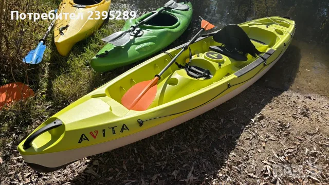 Твърд каяк TAHE BORNEO, 2+1 места (2 възрастни + 1 дете), снимка 4 - Водни спортове - 56120855